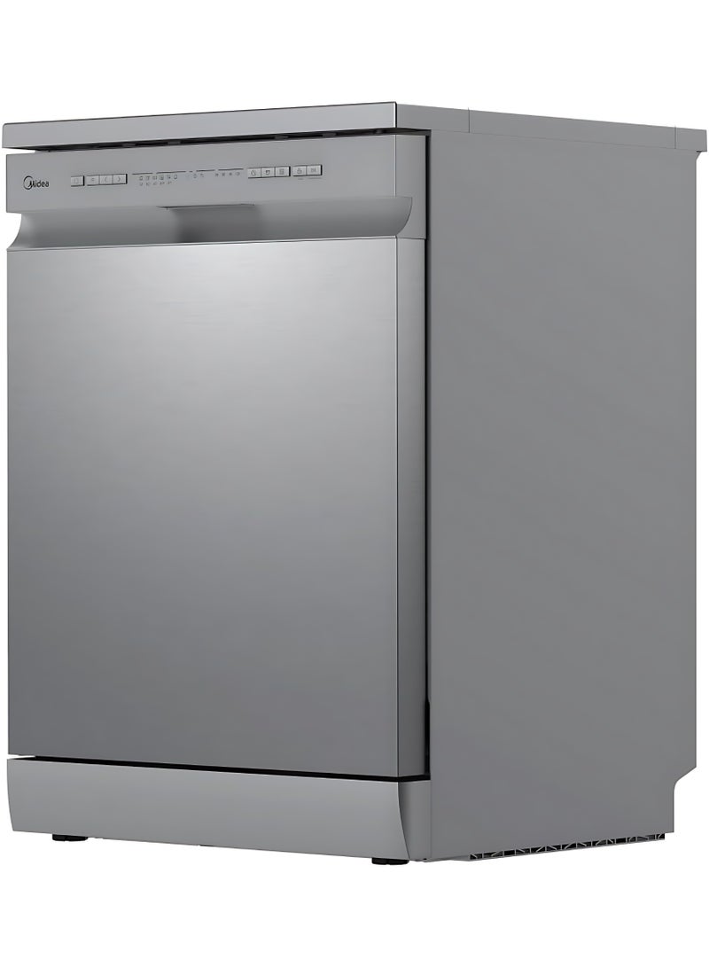 Midea Dishwasher 13 Place Settings, Half Load, WiFi, Touch Control, Delay timer, water leakage protection, Silver, MDWPF1333C(S)-EG MDWPF1333C(S)-EG silver - Image 2