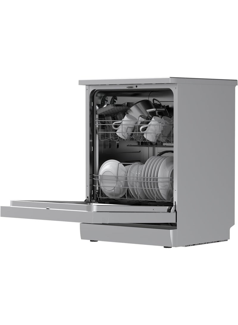 Midea Dishwasher 13 Place Settings, Half Load, WiFi, Touch Control, Delay timer, water leakage protection, Silver, MDWPF1333C(S)-EG MDWPF1333C(S)-EG silver - Image 5