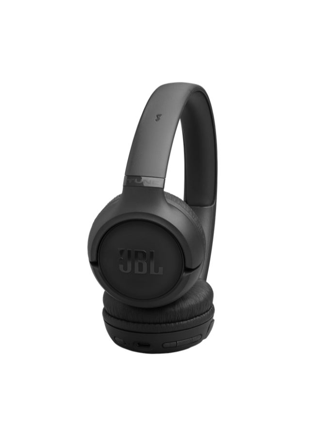 جي بي إل سماعات JBL Tune 530BT اللاسلكية فوق الأذن بتقنية بلوتوث مع صوت بيور باس، عمر بطارية 76 ساعة، ميكروفونات مزدوجة بتقنية تشكيل الشعاع، بلوتوث 6.0 متعدد النقاط، قابلة للطي وخفيفة الوزن - Image 5