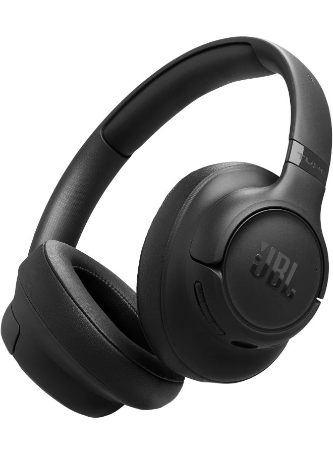JBL Tune 730BT Wireless Over-Ear Bluetooth Headphones with Pure Bass Sound, 76H Battery Life, Dual Beamforming Mics, Multi-Point Bluetooth 6.0, Foldable & Comfortable Black - Image 1