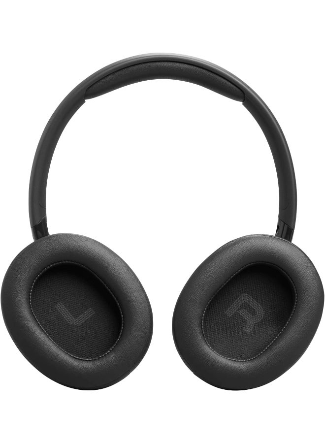 JBL Tune 730BT Wireless Over-Ear Bluetooth Headphones with Pure Bass Sound, 76H Battery Life, Dual Beamforming Mics, Multi-Point Bluetooth 6.0, Foldable & Comfortable Black - Image 4