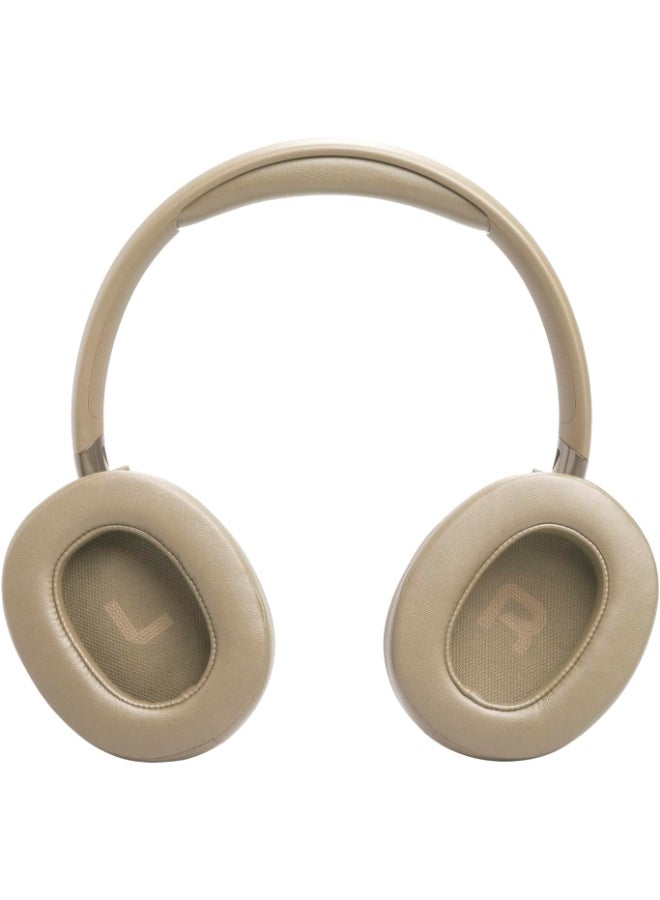 JBL Tune 780NC Wireless Over-Ear Adaptive Noise Cancelling Headphones with Hi-Res JBL Pure Bass & Spatial Sound, 76H Battery Life, 2-Mic Calls, Bluetooth 6.0, App Support Beige - Image 3