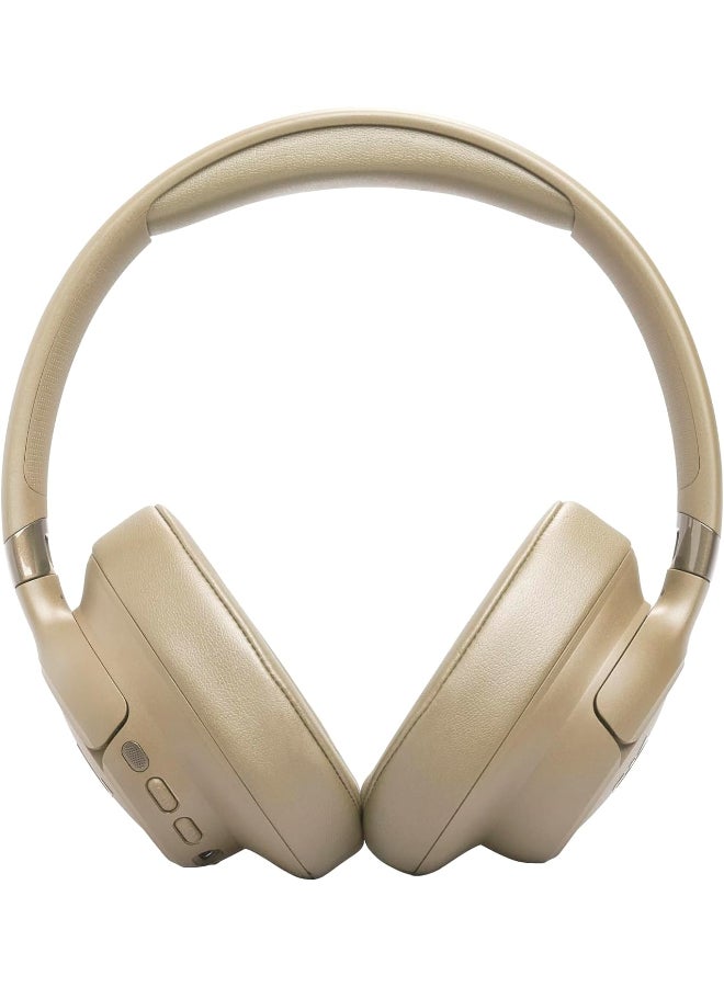 JBL Tune 780NC Wireless Over-Ear Adaptive Noise Cancelling Headphones with Hi-Res JBL Pure Bass & Spatial Sound, 76H Battery Life, 2-Mic Calls, Bluetooth 6.0, App Support Beige - Image 2