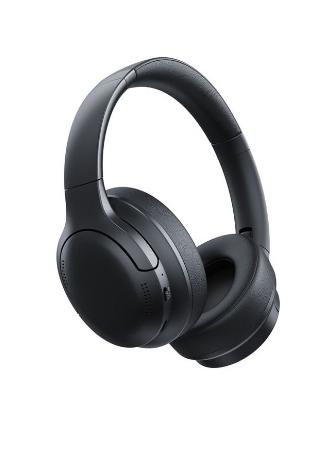 بيسوس Bass BH1 Lite Wireless Bluetooth Headphones – Powerful Bass Sound – Cosmic Black - Image 2