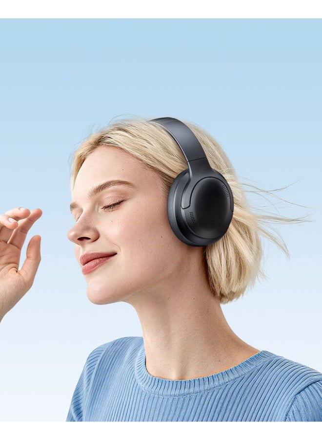 بيسوس Bass BH1 Lite Wireless Bluetooth Headphones – Powerful Bass Sound – Cosmic Black - Image 4