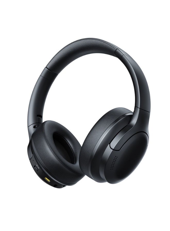 بيسوس Bass BH1 Lite Wireless Bluetooth Headphones – Powerful Bass Sound – Cosmic Black - Image 1