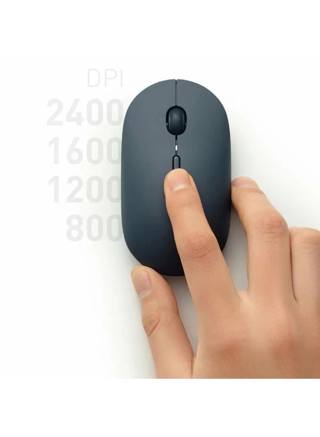 شاومي Mi Portable Bluetooth Mouse 3, compact, 1000 DPI, Black - Image 3