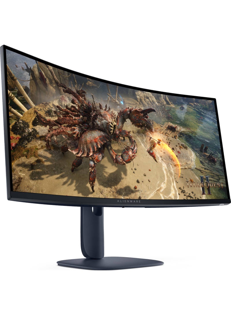 ديل Alienware 34 AW3425DWM Gaming Monitor, 34" VA Display, WQHD Resolution, 180Hz Refresh Rate, 1ms (Extreme Mode), AMD FreeSync Premium & VESA AdaptiveSync | 210-BPKX Black - Image 2