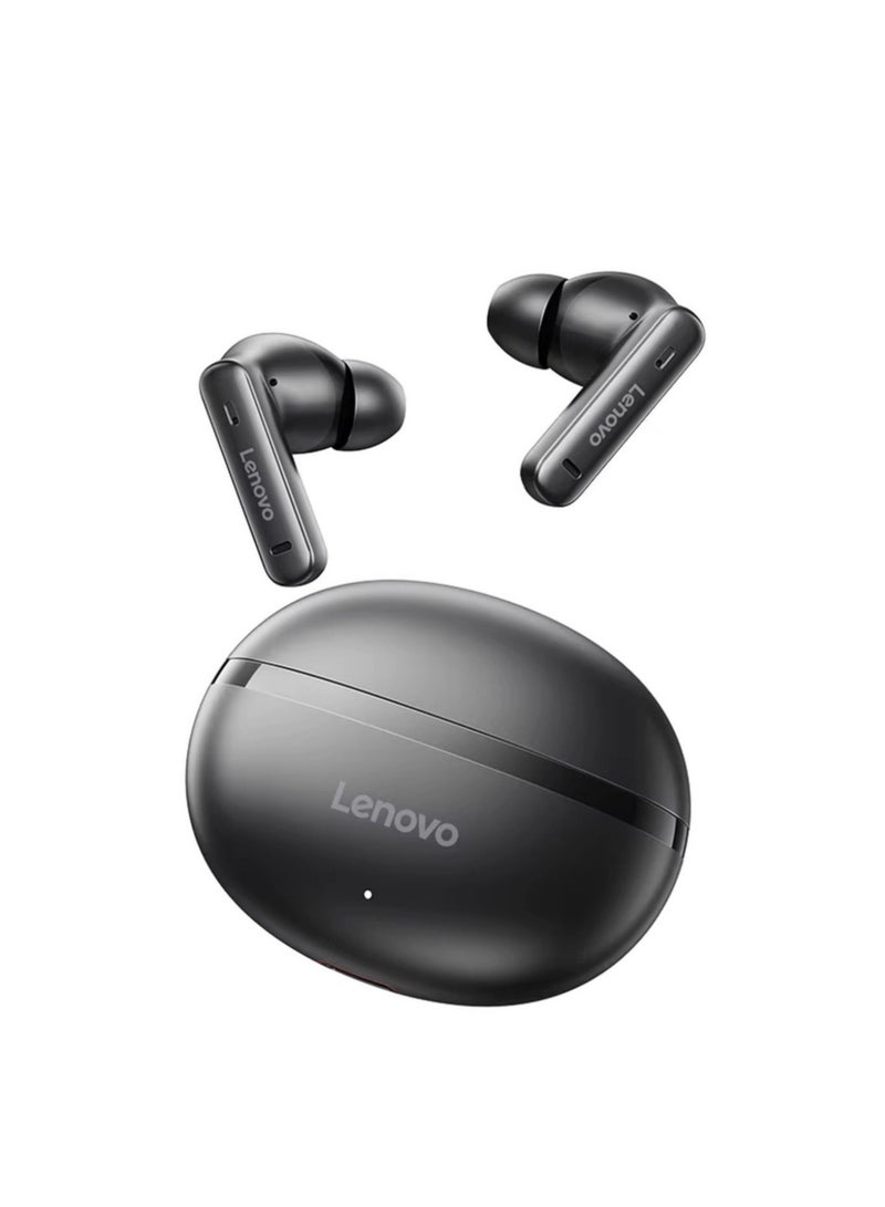 Lenovo EA210 True Wireless Earbuds, Bluetooth 5.3 Headphones with HiFi Stereo Bass, Low Latency Gaming Headset, HD Microphone for Clear Calls, IPX5 Waterproof Sports Earphones - Black black - Image 2