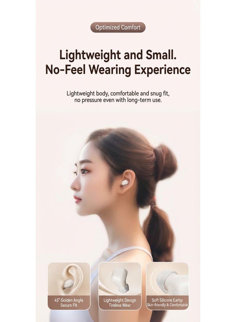 Lenovo EA200 True Wireless Earbuds, Bluetooth 5.4 Headphones with Transparent Case Design, 10mm HiFi Stereo Driver, Low Latency Gaming Mode, ENC Noise Reduction Mic - Black black - Image 4