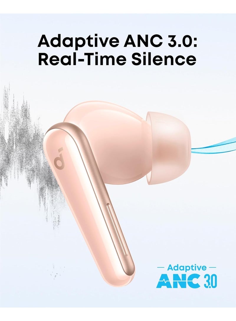 Soundcore Liberty 5 by Anker, Noise-Cancelling Wireless Earbuds, 2x Stronger Voice Reduction, Real-Time Adaptive Noise Cancellation, Fast Charging, Dolby Audio, 6-Mic AI Clear Calls, Long Battery Life Pink - Image 3