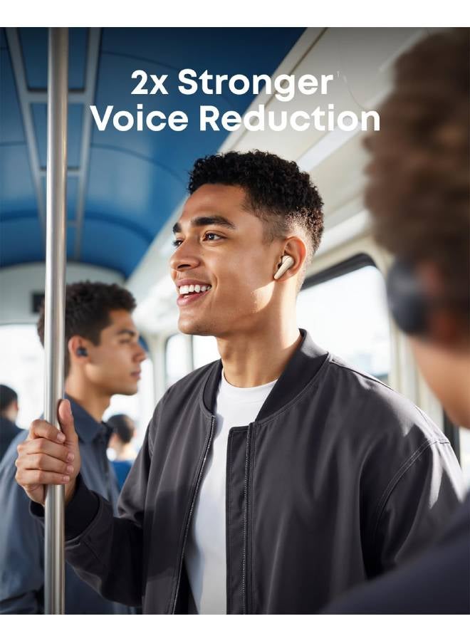 Soundcore Liberty 5 by Anker, Noise-Cancelling Wireless Earbuds, 2x Stronger Voice Reduction, Real-Time Adaptive Noise Cancellation, Fast Charging, Dolby Audio, 6-Mic AI Clear Calls, Long Battery Life Pink - Image 2