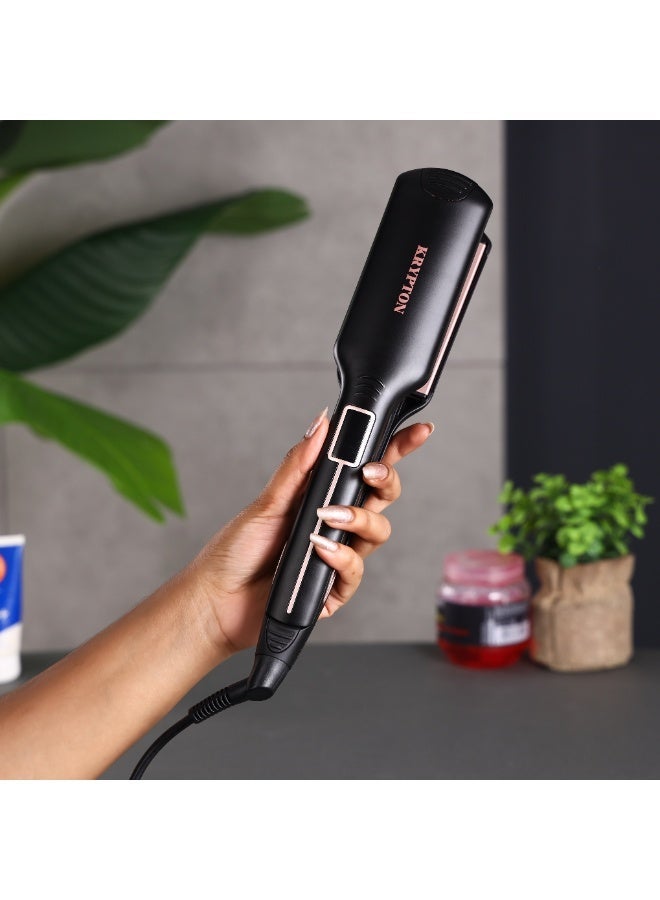 كريبتون Digital Hair Straightener KNHS6614 – Fast Heating, Smooth & Frizz-Free Styling | Adjustable Temperature - Image 3