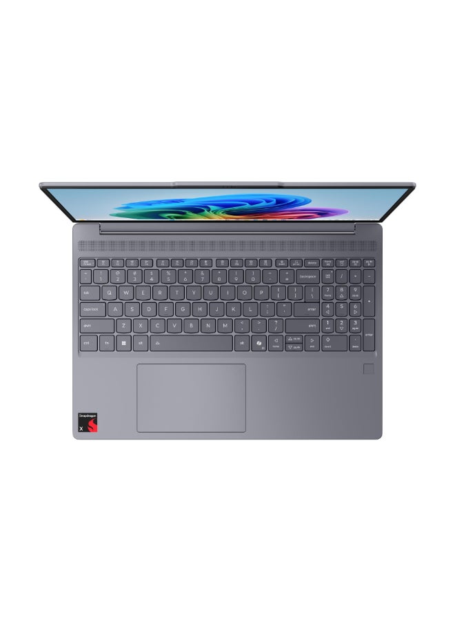 Lenovo IdeaPad Slim 3 15Q8X10 Laptop, 15.3" WUXGA Touch Display, Snapdragon X1-26-100, 16GB LPDDR5x RAM, 512GB SSD, Integrated Adreno GPU, Backlit Keyboard Luna Grey - Image 2