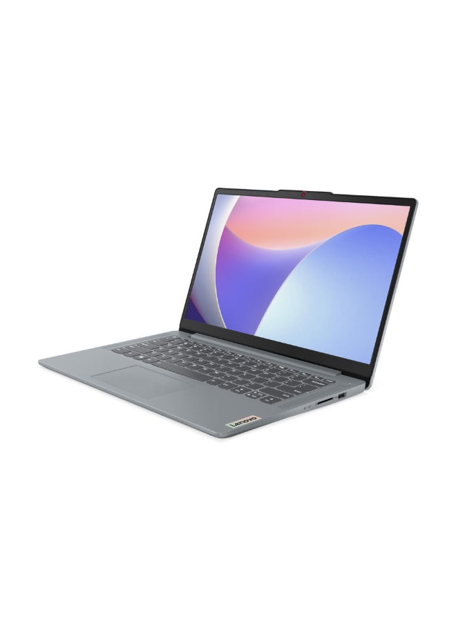 لينوفو IdeaPad Slim 3 14IRU8 Laptop, 14" FHD Display, Intel Core i3-1315U, 8GB LPDDR5 RAM, 512GB SSD, Intel UHD Graphics, Non-backlit Keyboard, Arctic Grey, Windows 11 + Office Home 2024 Arctic Grey - Image 2