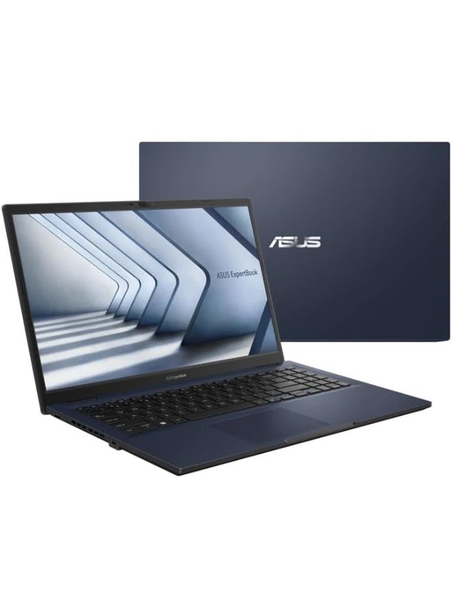 ASUS Expertbook B1 B1502CVA,  (Upgraded) 15.6" FHD 1920 x 1080 16:9, Intel® Core™ i5-1335U, 8 GB DDR4-SDRAM, 512 GB SSD PCIE 4 M.2, Intel® UHD Graphics,Win11Pro, Wi-Fi6, BT black - Image 1