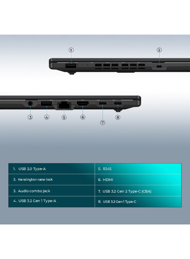ASUS ExpertBook B1 B1402CVA Laptop | Intel Core i7-1355U | 16GB DDR4 RAM |1TB SSD | Intel Iris Xᵉ Graphics | 14" FHD Anti-glare LED display | Backlit Chiclet Keyboard | Windows 11 Pro Star Black - Image 4