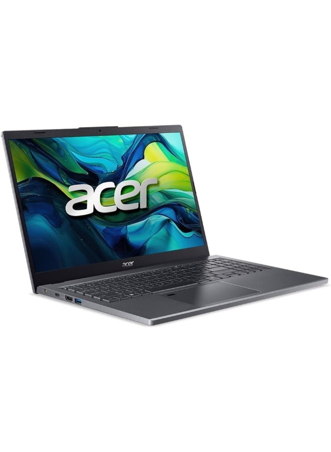 Acer (Upgraded) Aspire 15 Laptop A15-51M-56A1 | Intel Core 5 120U Deca-Core CPU | 15.6" FHD ComfyView Display | 8GB LPDDR5 |1TB PCIe Gen 4 SSD | Fingerprint Reader | Wi-Fi 6 Backlight English/Arbic Keyboard | Windows 11 Pro Iron - Image 1