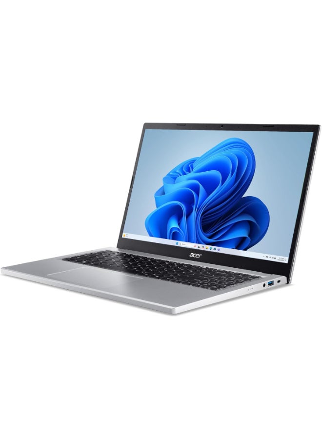 Acer Aspire Go 15 AI Ready Laptop | 15.6" Full HD (1920 x 1080) IPS Display | Intel Core 3 Processor N355 | Intel Graphics | 8GB DDR5 | 128GB UFS | Wi-Fi 6 | English keyboard Windows 11 Home silver - Image 4