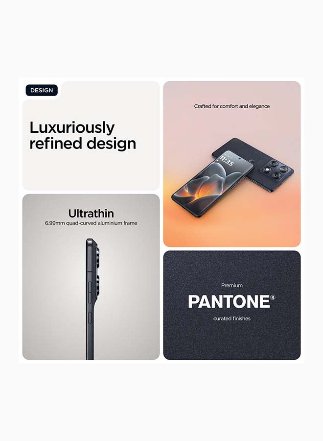 موتورولا Signature 5G Dual SIM PANTONE Carbon (Dark Blue) 16GB RAM 512GB with Pre order Free Gifts - Middle East Version - Image 4