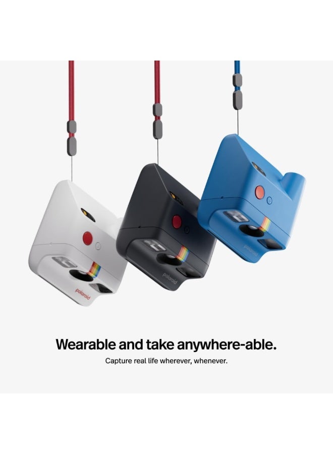 بولارويد مجموعة بدء تشغيل كاميرا فورية جيل 2 مع عبوة مزدوجة من الفيلم الملون | أصغر كاميرا ميني تناظرية في العالم | مرآة سيلفي مدمجة، مؤقت ذاتي، وضع التعريض المزدوج | قابلة للشحن عبر USB-C - أبيض - Image 5