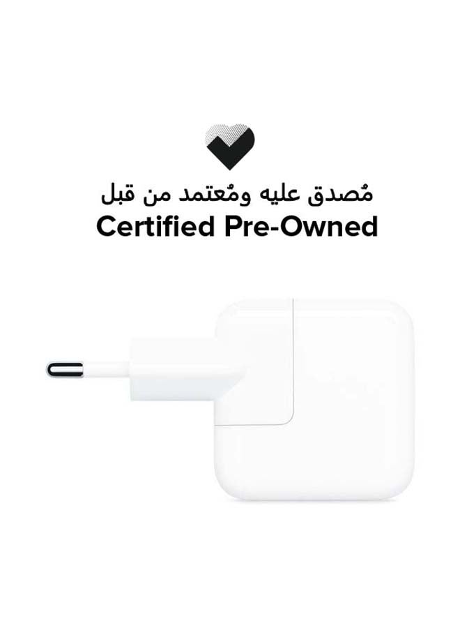 Apple Certified Pre Owned - 12W USB Power Adapter With Universal Adapter - White - Image 1