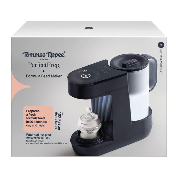 tommee tippee Perfect Prep Machine, Baby Bottle Formula Feed Maker with Antibacterial Water Filter, App Support, Day & Night Feed-Friendly Features, Slate - Image 2