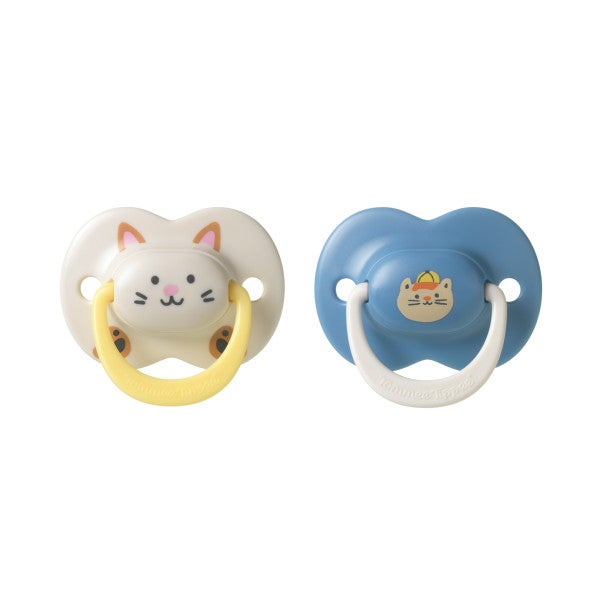 تومي تيبي Ultimate Fit Soother, 18-36 Months, 2 Pack, Reusable Microwave Sterilising Case, Orthodontic Dummy for Babies, Symmetrical Teat, Air Holes, 100% BPA Free Silicone, Club House Collection - Image 2
