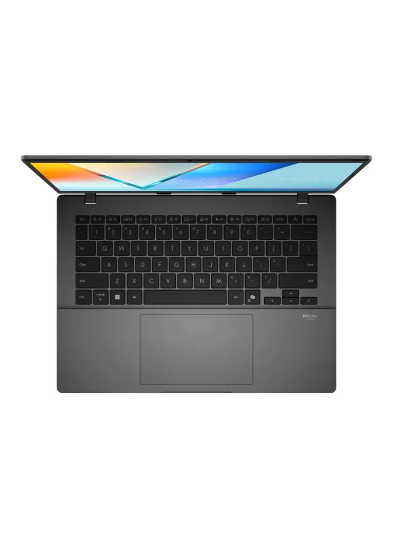 أسوس لابتوب Vivobook S14 بشاشة WUXGA مقاس 14 بوصة (1920x1200)، معالج Core 5 210H/ذاكرة وصول عشوائي DDR5 سعة 16 جيجابايت/قرص صلب SSD سعة 512 جيجابايت/نظام تشغيل Windows 11 Home/بطاقة رسومات Intel UHD/ الإنجليزية/العربية - Image 2