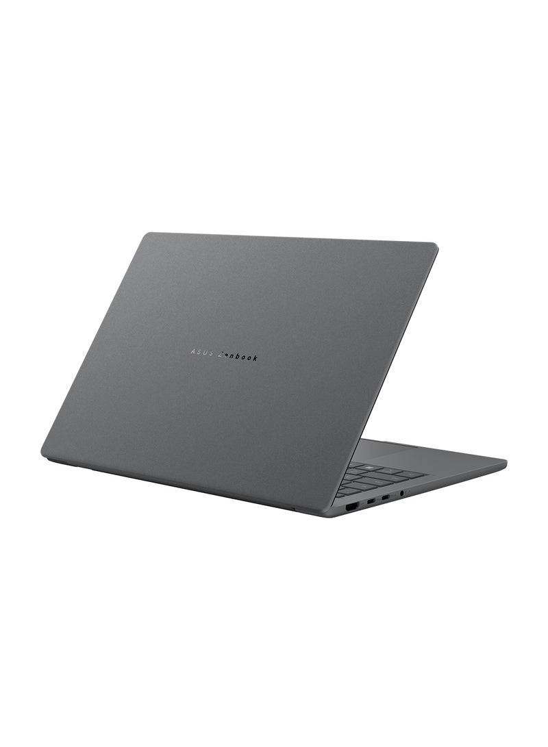 أسوس لابتوب زينبوك A14 بشاشة WUXGA مقاس 14 بوصة (1920x1200)، معالج سنابدراجون X X1 26 100، ذاكرة وصول عشوائي 16 جيجابايت DDR5، قرص صلب SSD بسعة 1 تيرابايت، نظام تشغيل ويندوز 11 هوم، معالج رسومات كوالكوم أدرينو. الإنجليزية/العربية - Image 4