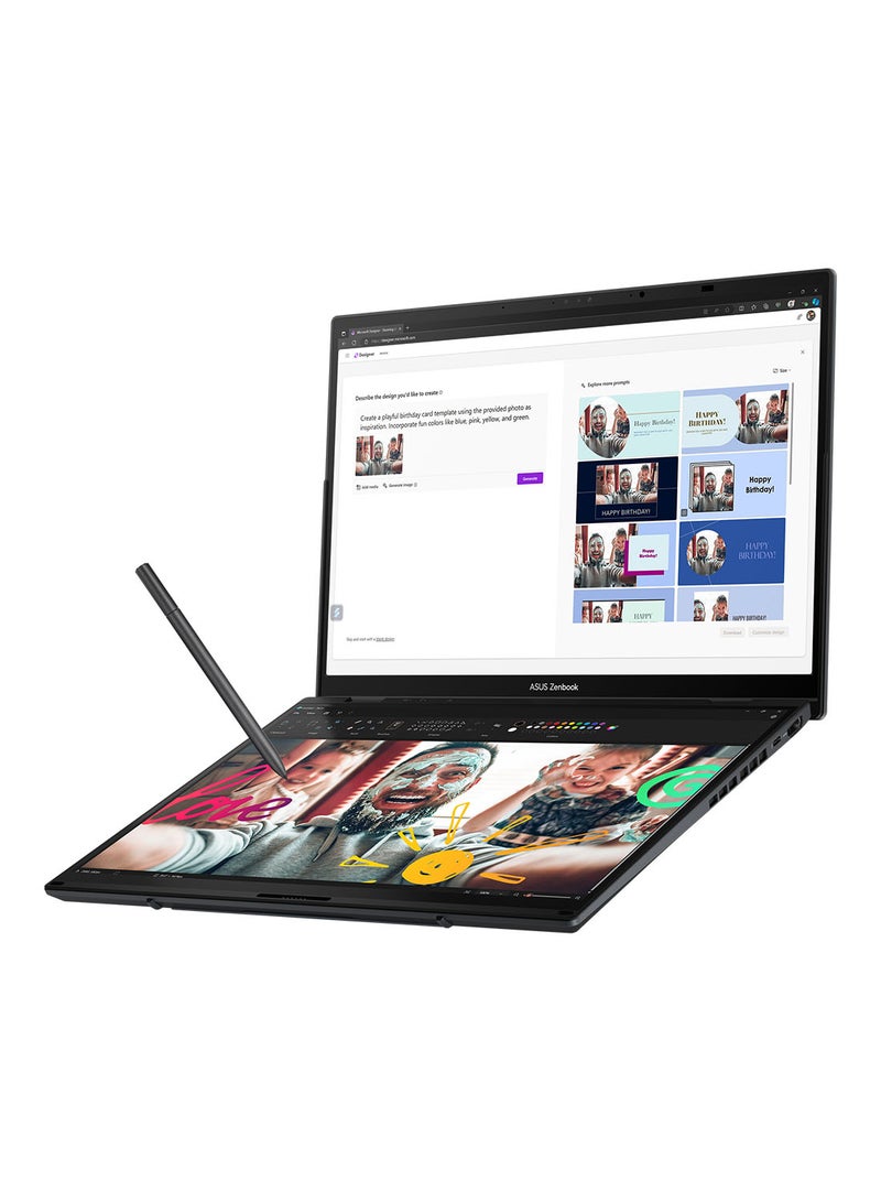 أسوس لابتوب زين بوك ديو بشاشة 14 بوصة WUXGA (1920x1200) ومعالج كور ألترا 9-285H/32 جيجابايت رام DDR5/1 تيرابايت SSD/ويندوز 11 هوم/رسوميات إنتل آرك - Image 3