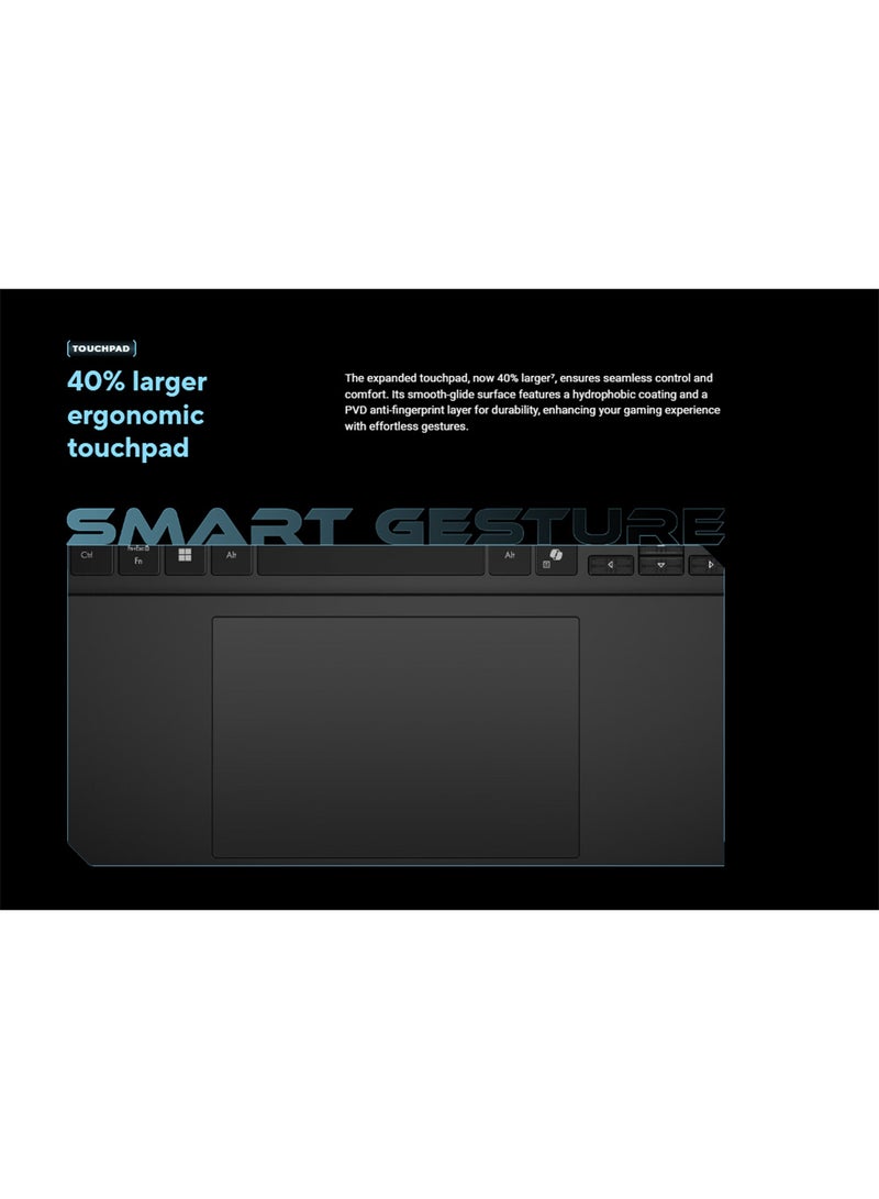 أسوس لابتوب فيفوبوك بشاشة WUXGA مقاس 16 بوصة (1920x1200)، معالج Core 7-240H/ذاكرة وصول عشوائي DDR5 سعة 32 جيجابايت/قرص صلب SSD سعة 1 تيرابايت/نظام تشغيل ويندوز 11 هوم/ الإنجليزية/العربية - Image 5