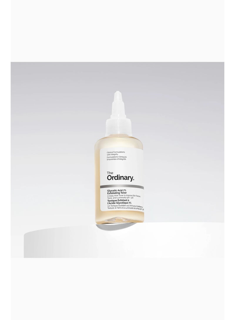 The Ordinary Glycolic Acid 7% Exfoliating Toner – 100ml | Brightening, Smoothing & Pore-Refining AHA Toner 100mlml - Image 4