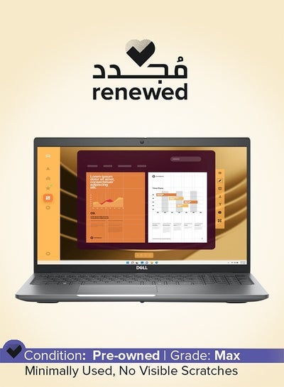 ديل مجدد - لابتوب لاتيتيود 5550 بشاشة FHD مقاس 15.6 بوصة، مع معالج إنتل كور ألترا 7 155U/ذاكرة RAM سعة 16GB/قرص SSD سعة 512GB/رسومات مدمجة/ويندوز 11 برو - Image 1
