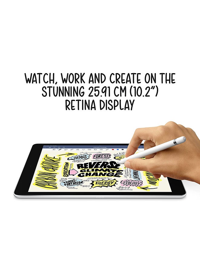 Apple Renewed - iPad 2021 (9th Generation) 10.2-Inch, 256GB, WiFi, Silver With Facetime - International Version - Image 5