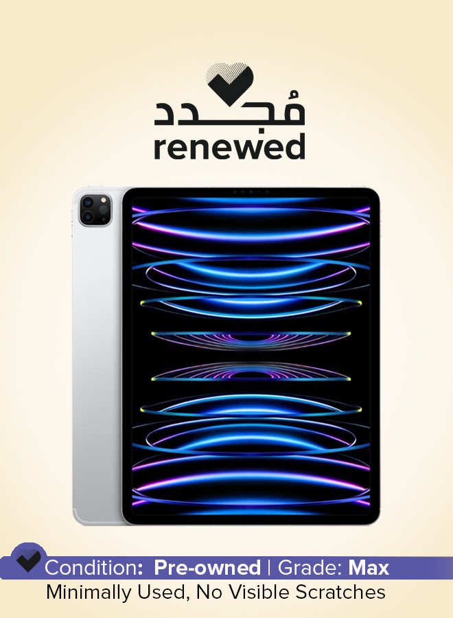 Apple Renewed - iPad Pro 2022 (6th Gen) 12.9 inch Silver 512GB WiFi - International Version - Image 1