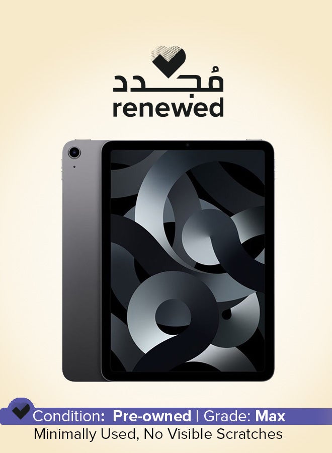 Apple Renewed - iPad Air 2022 (5th Generation) 10.9-inch 64GB Wi-Fi Space Gray - International Version - Image 1