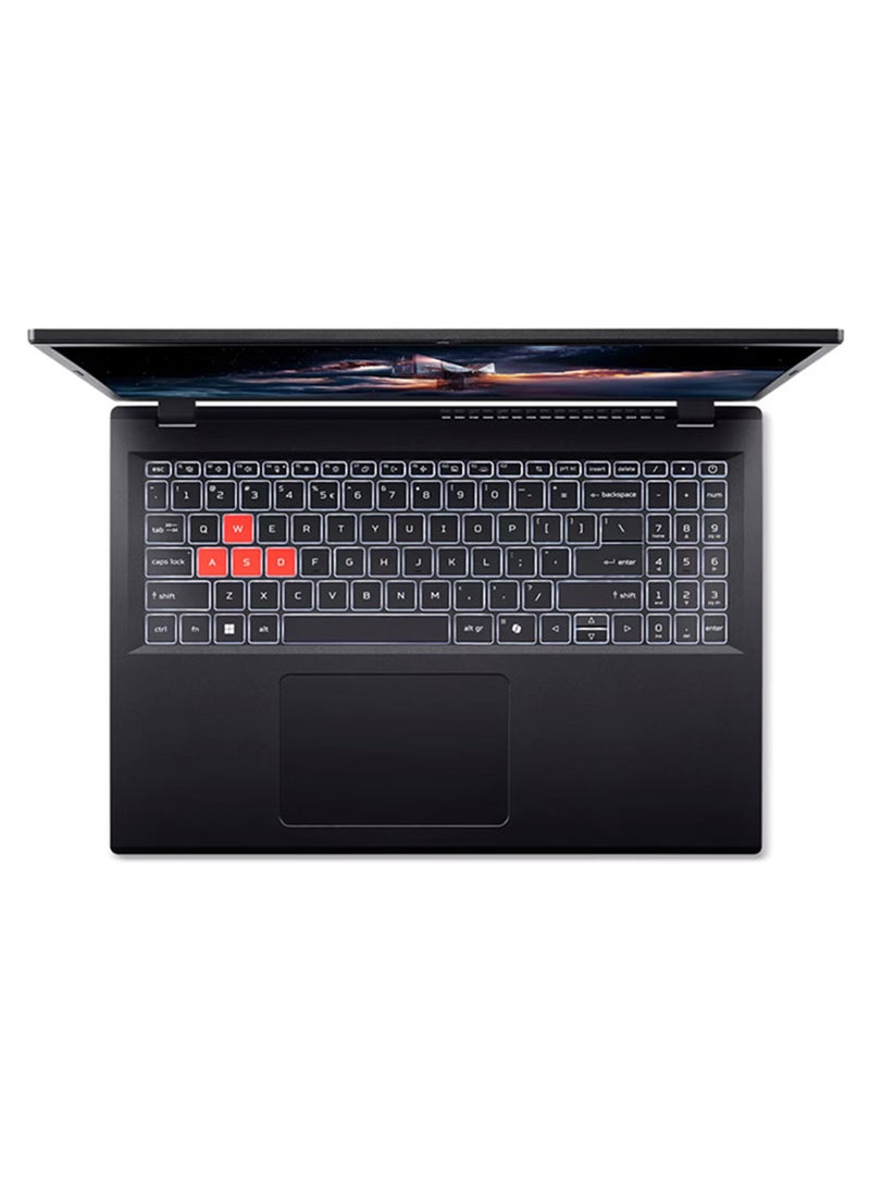 أيسر لابتوب ألعاب Nitro Lite بشاشة 16 بوصة عالية الدقة بالكامل (1920×1080)، معالج Intel Core i7-13620H، ذاكرة وصول عشوائي 16 جيجابايت DDR5، قرص صلب SSD بسعة 512 جيجابايت، بطاقة رسومات NVIDIA GeForce RTX 4050 بسعة 6 جيجابايت، نظام تشغيل DOS (بدون ويندوز)، يدعم اللغتين الإنجليزية والعربية، اللون أسود الإنجليزية/العربية - Image 4