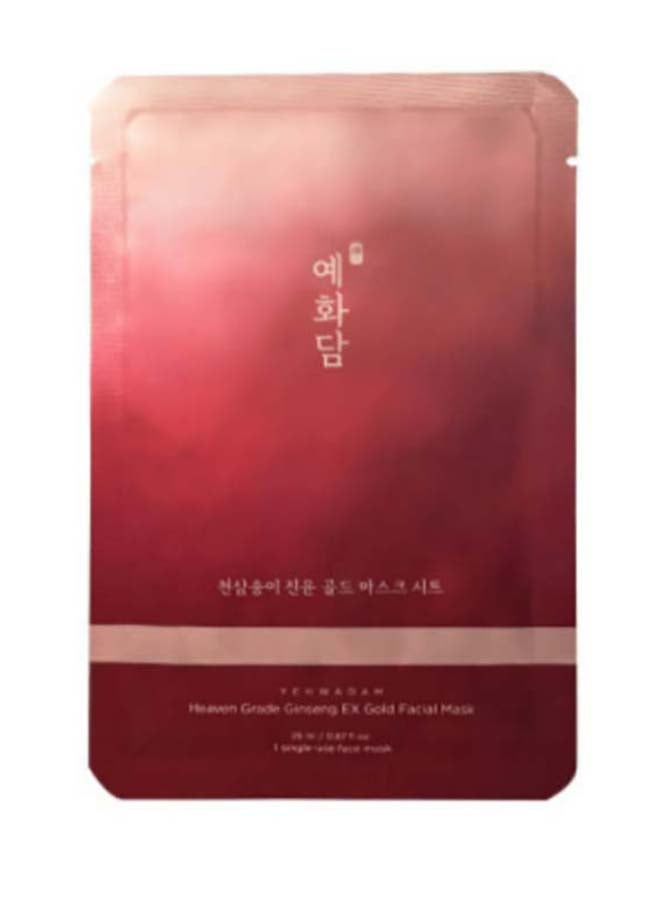 Yehwadam Heaven Grade Ginseng Ex Gold Facial Mask Colorless