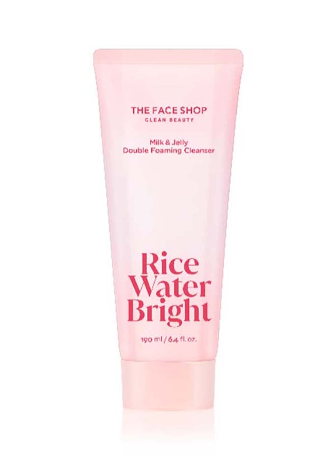 Thefaceeshop Rice Water Bright Milk&Jelly Doubel Foaming Cle Colorless
