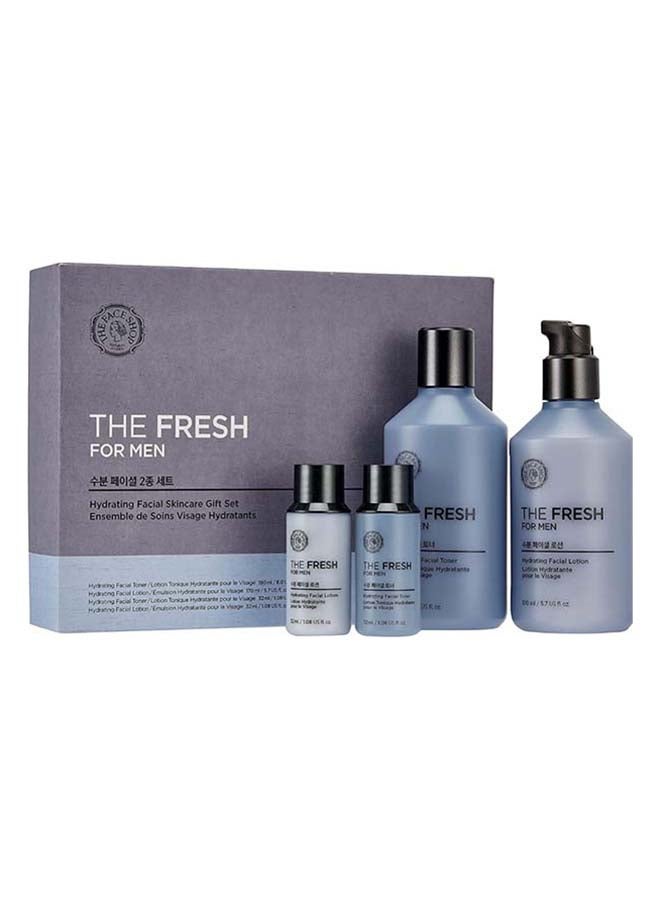 (Set)The Fresh For Men Hydrating Facial Skincare Gift Set Colorless