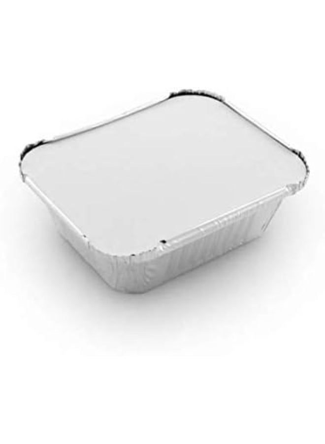 فالكون باك RETAIL ALUM. CONT RECT. 8342 W/LID - 10 Pcs - 450 CC Silver - Image 3