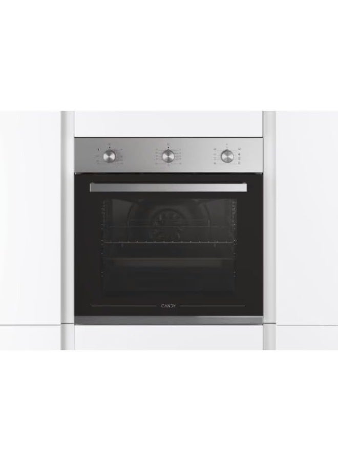 كاندي 60cm 70 Litre Built-in Electric Oven, Fan Assisted, 8 Cooking Functions, Aquactiva Steam Clean - 595x595x568 mm FCT612X/1 FCT612X/1 silver - Image 1