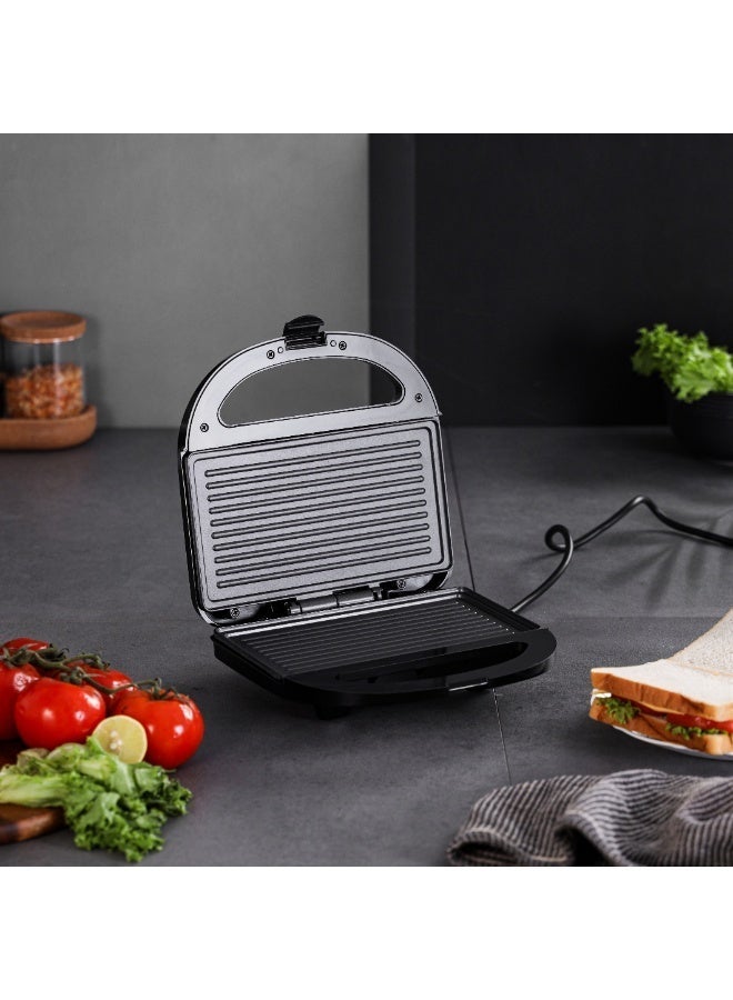 KRYPTON Grill Maker | Non-Stick Plates, Power & Ready Indicator | Sandwich & Panini Grill | Black | 2-Year Warranty 750 W KNGM6607 Black - Image 4
