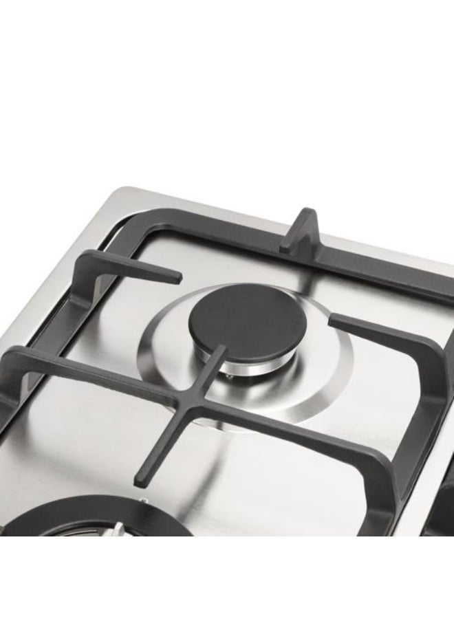 Krypton Built-In Stainless Steel Gas Hob 4 Burner | Auto Ignition, Triple Ring Burner, Low Gas Consumption | KNGC6443 KNGC6443 silver - Image 5