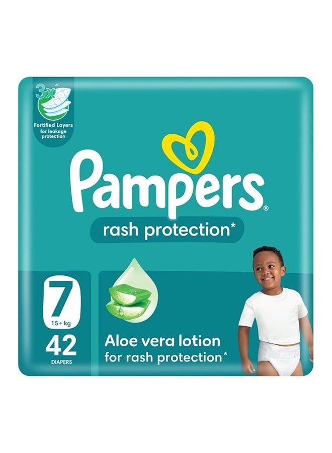 Diaper Rash Protection Size 7, 42 Pcs