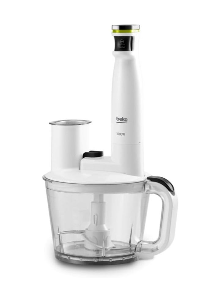Beko Hand Blender 1500 W 1.75 L Full Stainless Steel Cutting System White RHB 5050 RHB 5050 - Image 1