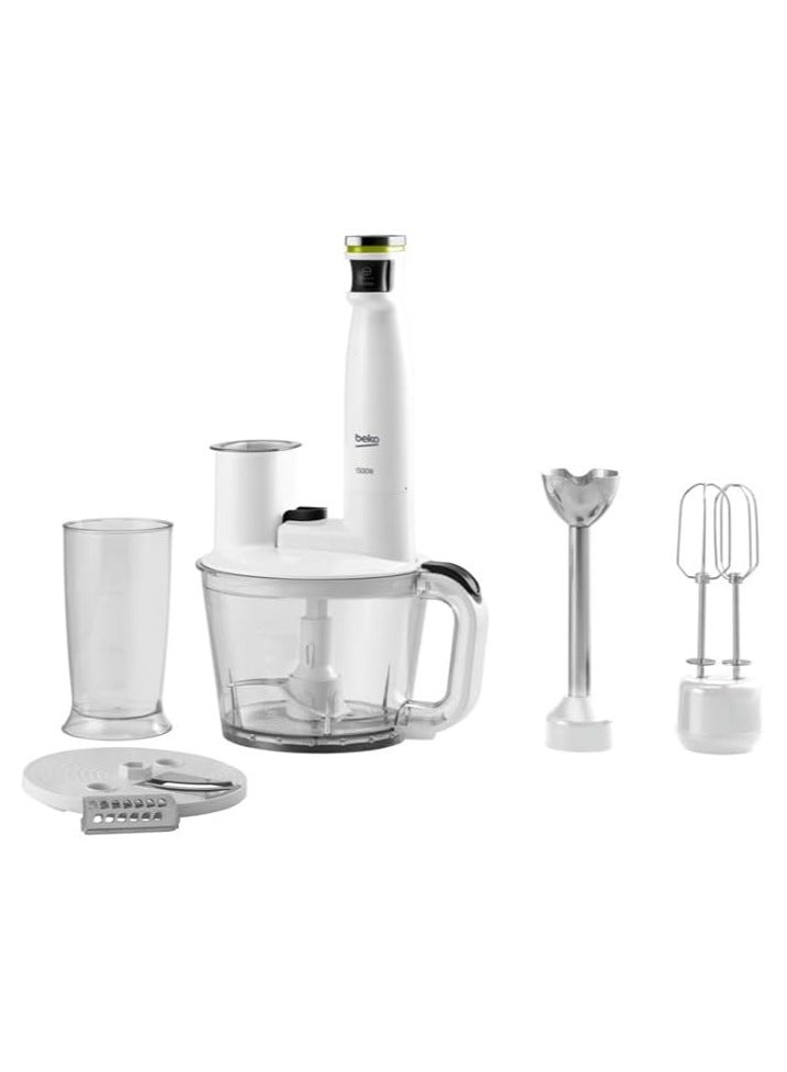 Beko Hand Blender 1500 W 1.75 L Full Stainless Steel Cutting System White RHB 5050 RHB 5050 - Image 3