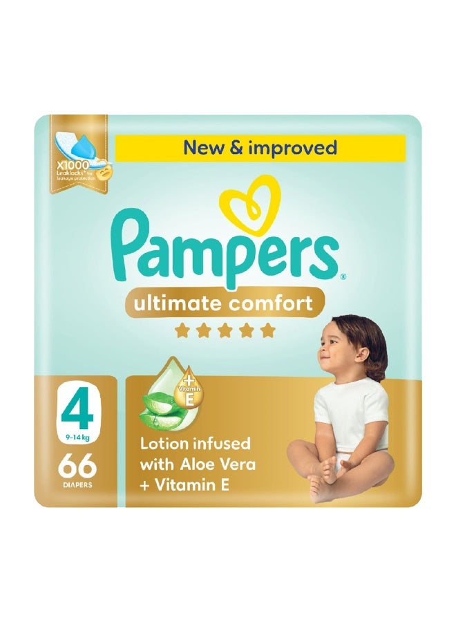 Diaper Ultimate Comfort Size 4, 9–14 kg, 66 Pcs