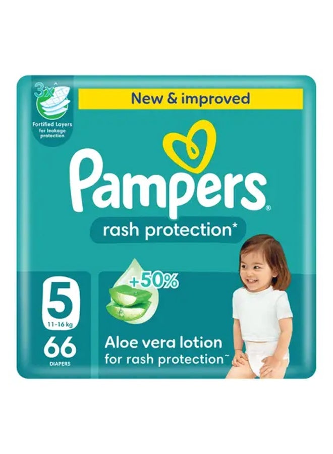 Rash Protection Size 5, 11–16 kg Jumbo Pack, 66 Diapers